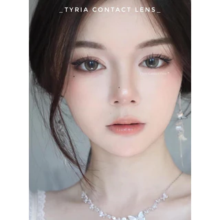 TYRIA Kính Áp Tròng Milli Xám , Lens FULL ĐỘ CẬN ( Kèm Khay Đơn + Khay Dụng Cụ )