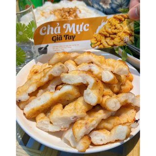 Chả Mực Giã Tay Hạ Long - khay 500g - Ship Hoả Tốc HCM