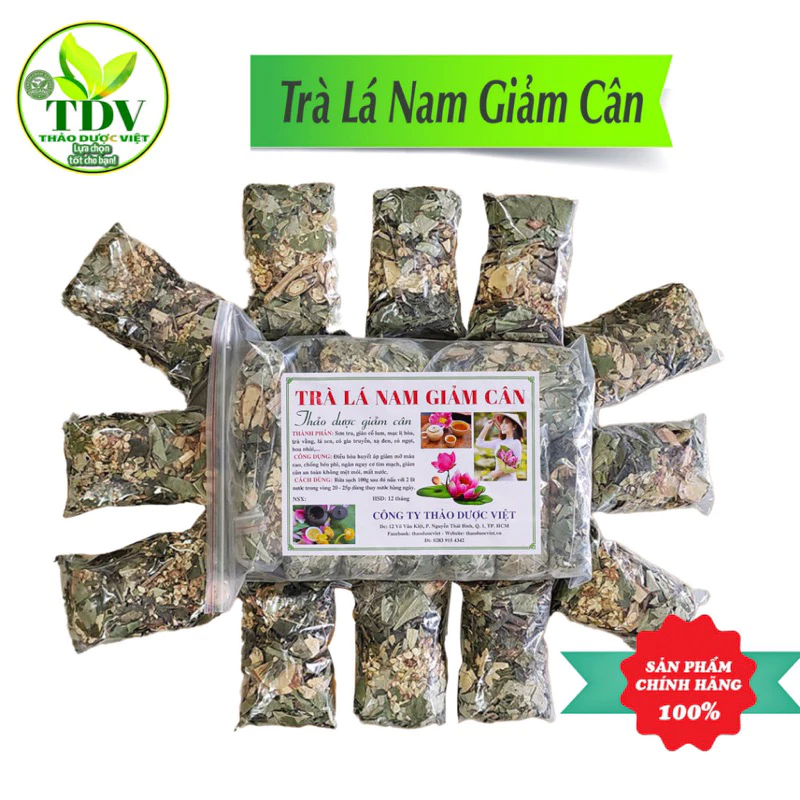 Trà giảm cân lá nam  💥 CAO CẤP 💥 Sản phẩm 100% từ thiên nhiên, liệu trình gồm 12 gói, uống trong vòng 20 ngày 1kg