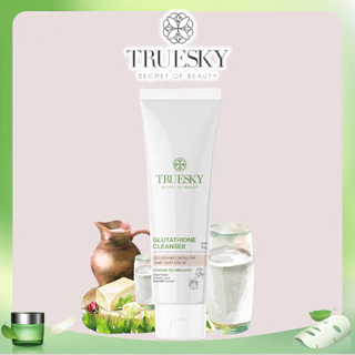 Sữa rửa mặt sáng da và dưỡng ẩm Truesky Glutathione Cleanser chiết xuất sữa dê 50g