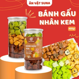 Bánh Gấu Mix 3 Vị Gia Hưng - Hủ Pet 400gr