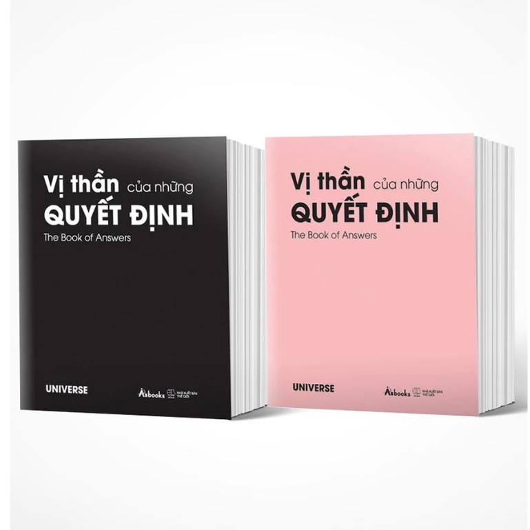 Sách - Combo Bộ 2 Cuốn Vị Thần Của Những Quyết Định (Bìa Hồng + Bìa Đen) - AZ