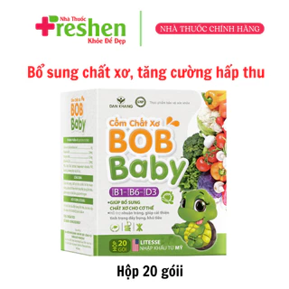 Cốm Chất Xơ BobBaby hỗ trợ bổ sung chất xơ hộp 20 gói x 5g