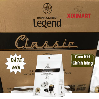 Thùng Cà phê Classic bịch 50 gói, Cà phê Trung Nguyên hòa tan 3in1 (50 gói x 17g) Xiximart