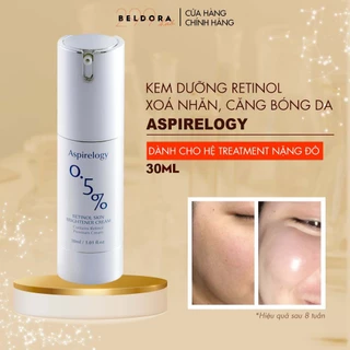 [Retinol 0.5] Kem Dưỡng Tái Tạo Tế Bào, Căng Bóng Làn Da, Giảm Mụn Beldora 299 Aspirelogy Skin Brightener 30ml