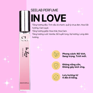 Nước hoa nữ In Love 10ml - Nữ tính, Sang trọng, Nổi bật - Seelab