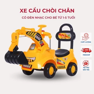 Xe cần cẩu chòi chân 1388 có nhạc cho bé yêu