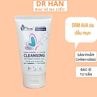 Sữa rửa mặt Ava Acne Control  làm sạch sâu, kiểm soát dầu, ngừa mụn hiệu quả 150ml, srm cho da dầu mụn