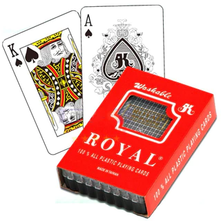 Bộ bài tây nhựa 52 lá không thấm nước Royal