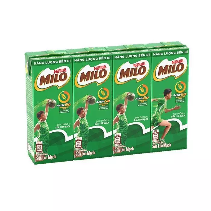 SỮA MILO LỐC 4 HỘP 110ML/180ML