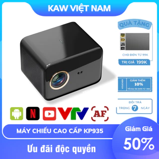 Máy Chiếu Mini Chinh Hãng KAW KP935, Máy Chiếu Full HD, Độ Sáng Cao, Hệ Điều Hành Androi, Bảo Hành 12 Tháng