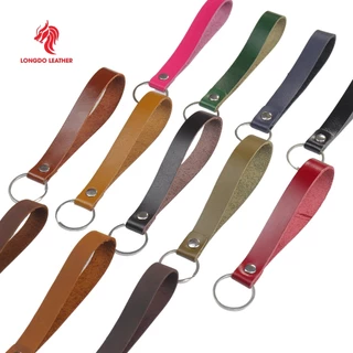 Móc khóa giá rẻ da bò thật thương hiệu Longdo Leather - MK09