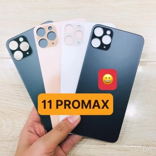 Lưng 11PM - Lưng vỏ dùng cho máy ip 11 pro max - nắp lưng - nắp pin 11 promax - lưng kính lỗ cameara to