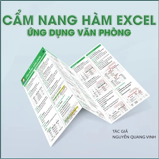 Tờ Gấp Cẩm Nang Hàm Excel Thông Dụng - Ứng dụng Văn Phòng - Nguyễn Quang Vinh - QT