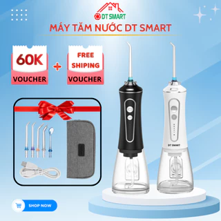 Máy tăm nước DT SMART HF-P11 (phiên bản nâng cấp của HF-9P) 2023, tăm nước siêu mạnh bền, dễ dàng vệ sinh, tốt nhất 2024