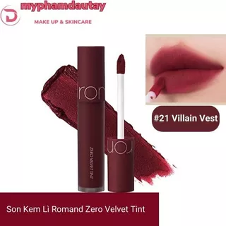 Son Kem Lì Romand Zero Velvet Tint 5.5g Màu 21_29