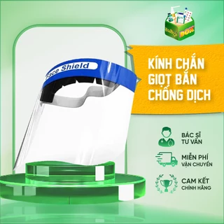 Kính chắn giọt bắn chông dịch FaceShield (Người lớn/Trẻ em) - Nhựa trong suốt, che hết mặt