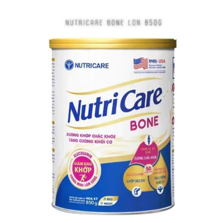 (Date mới) Sữa Nutricare Bone 850g bổ sung canxi giúp xương chắc khỏe -có ship hỏa tốc HCM