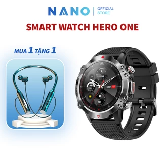 Đồng hồ nam chính hãng smart watch Hero One nghe gọi bluetooth, smart watch đo nhip tim thể thao chuyên dụng