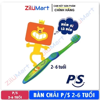 Bàn chải cho bé 2 - 6 tuổi P/S lông chải siêu mềm (giao màu ngẫu nhiên)