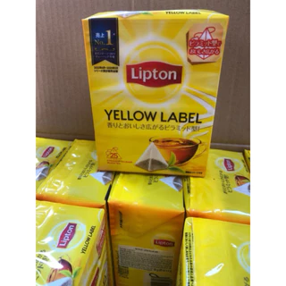 Trà túi lọc Lipton nhãn vàng NHẬT nội địa 25gói x 2g