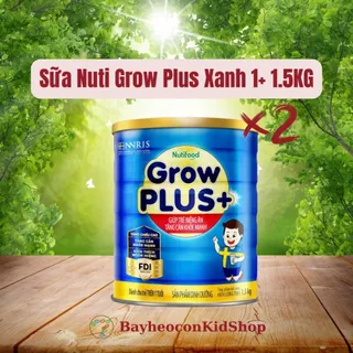 [Date 2026] Combo 02 lon Sữa Grow Plus xanh 1.5KG giúp trẻ biếng ăn tăng cân hiệu quả