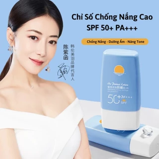 Kem Chống Nắng Hunmui 60ml SPF50+ PA+++ Mẫu Xanh Nội Địa Trung Mỏng Nhẹ, Mềm Mượt, Không Gây Nhờn Rít