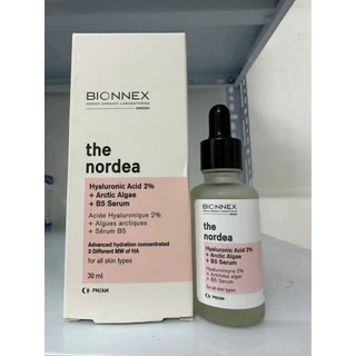 Tinh Chất Phục Hồi Cho Da Tổn Thương Bionnex The Nordea Hyaluronic Acid 2% + Artic Algae + B5 Serum