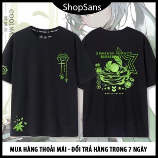 Áo thun ★Genshin Impact★M Merchandise Nahida mẫu mới độc đẹp