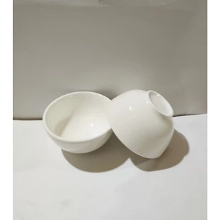 chén chấm sứ trắng 3.5'' (8.5cm)
