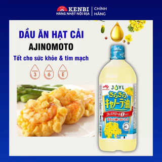 Dầu Ăn Hoa Cải  Ajinomoto Nhật Bản 1 lít Hàng Nhật Nội Địa- Kenbi Shop Japan