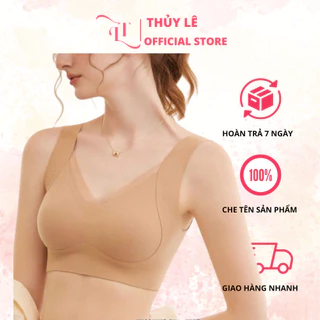 Áo Ngực Không Gọng Áo Bra Su Thủy Lê Nâng Ngực Chống Chảy Xệ Thon Gọn Vòng Lưng Tạo Dáng Chữ V Gợi Cảm Cho Nữ