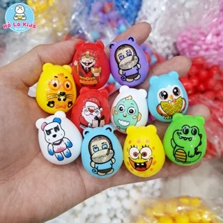 Set 10 Lật đật BÉO mini đồ chơi cho bé ngộ nghĩnh đáng yêu Hồ Lô Kids