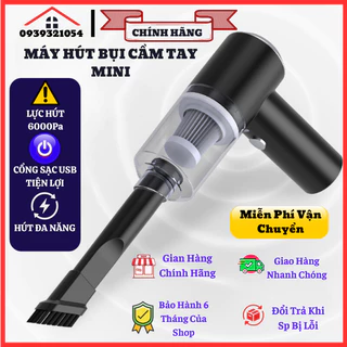 [Sale lỗ-xả kho] Máy hút bụi cầm tay công suất lớn 6000PA, máy hút bụi mini cầm tay không dây cao cấp