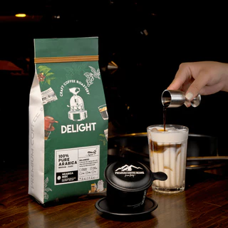 Nửa ký 500gr Cà phê rang xay nguyên chất từ Cầu Đất Đà Lạt | Cafe Loại Đặc Biệt, Arabica Mộc, Moka Bơ, Robusta Bơ