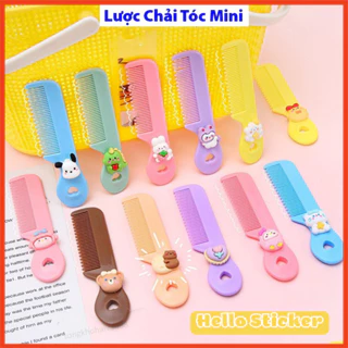 Lược chải tóc mini họa tiết hoạt hình dễ thương, cute cho bé