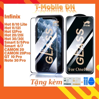 Kính cường Lực Infinix Hot 30i NFC 20i 20 12 11 10 Lite Smart 5 6 7 Camon 20 GT 10 Note 30 Pro VIP Full Màn OG ESD