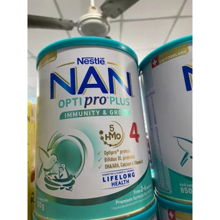 Sữa Bột Nestle NAN optipro PLUS HMO 4 900g - Cho bé 2-6 tuổi