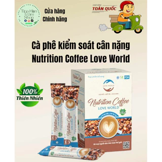 Cà phê giảm cân giảm mỡ bụng, giảm mỡ máu, đẹp da Nutrition Coffee Love Worldo