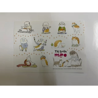 Sticker Thị trấn mèo - NXB Kim Đồng