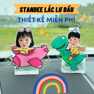 Standee lắc đầu in theo yêu cầu - Standee chibi cute trang trí làm quà tặng, trang trí ô tô, để bàn - Thiết kế miễn phí