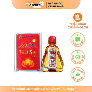 Tinh Dầu Thất Sơn [Chính hãng] - Lọ 7ml hỗ trợ làm ấm da, làm dịu vết côn trùng cắn, hiệu quả khi massage giúp thư giãn