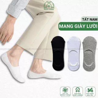 Tất lười nam nữ cao cấp Socks House, chất liệu cotton thoáng khí hút ẩm khử mùi êm chân - TAT-LUOI-02-1DOI