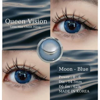 [Có 23 Màu][Dùng 12 Tháng][ 0 Độ] Kính Áp Tròng Có Màu Queen Vision Hàn Quốc