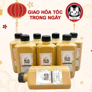 Cafe muối kem tươi pha phin sẵn chai 330ml đậm đặc, pha được 3-4 cốc (vị truyền thống, sầu riêng, tiramisu)