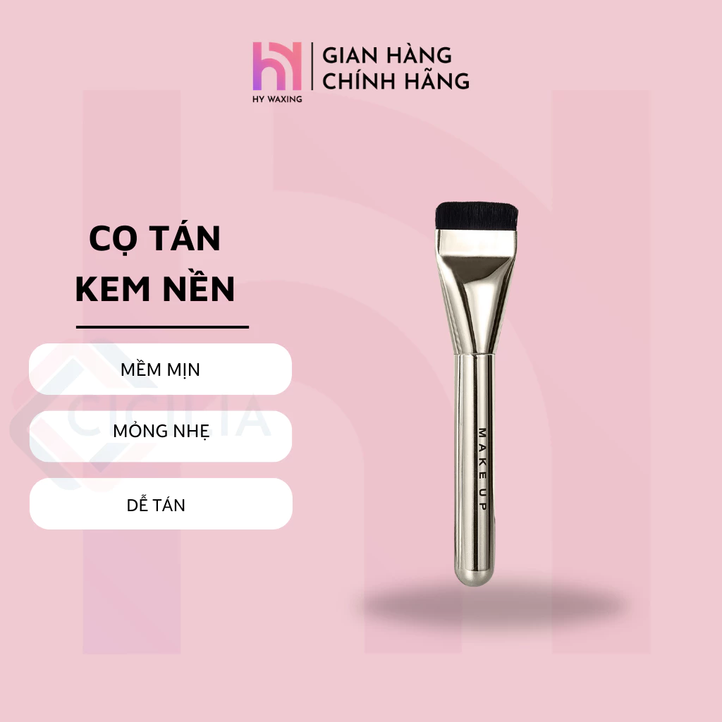 Cọ Tán Kem Nền HY WAXING Mảnh Dẹt Cho Lớp Nền Mỏng Nhẹ Tự Nhiên CI-136