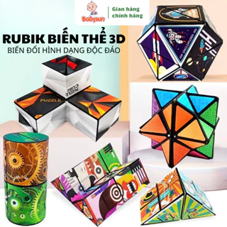 Rubik biến thể, Đồ chơi khối lập phương ma thuật Magic Cube - Rubic 3D thay đổi hình dáng Phát triển trí não cho trẻ