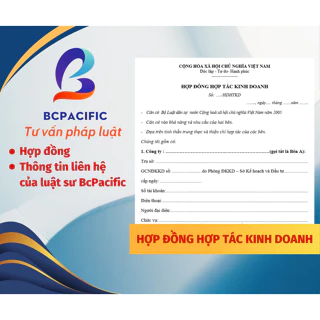 Hợp đồng hợp tác kinh doanh mới nhất năm 2024