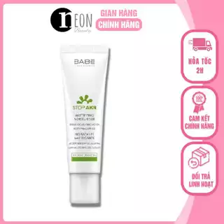 [HÀNG CTY] Kem dưỡng ẩm ngăn ngừa mụn, giảm bóng nhờn cho da dầu mụn Babe Stop AKN Mattifying Moisturiser 50ml