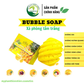 Bubble Soap xà phòng tắm trắng an toàn mọi loại da 65g